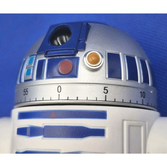 Star Wars R2-D2 Kitchen Timer Rotating Head 5.5" Tall 2014 - Picture 7 of 9